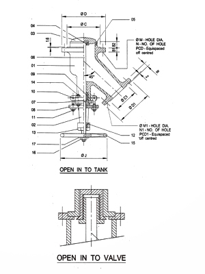 Flush Bottom Valve
