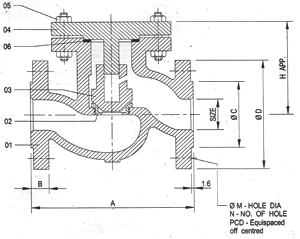 Lift Type Non Return - Valve